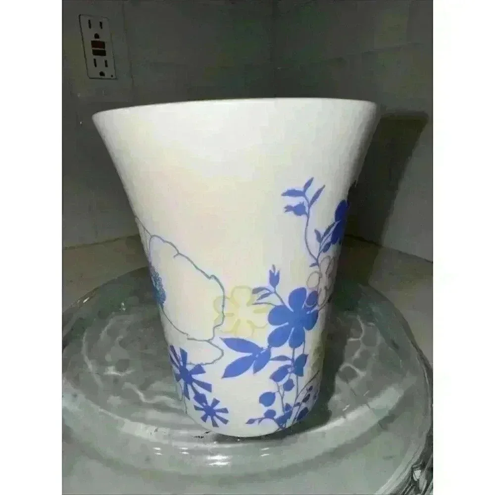 Starbucks Coffee Mug Cup 2006 Flowers Floral 12oz Butterfly Sprng Twisted Handle